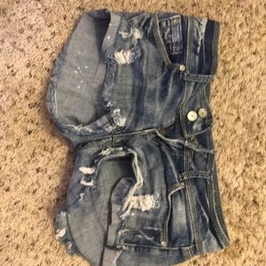 Purposely rugged shorts